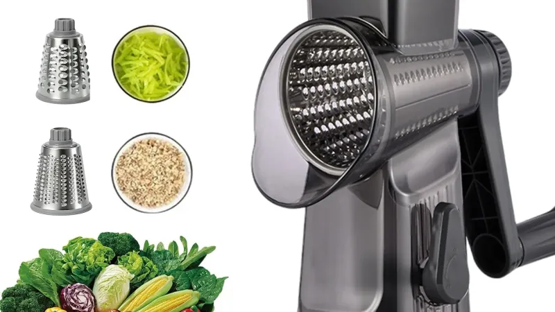 Save Hours on Meal Prep with This Viral 3-in-1 Rotary Grater