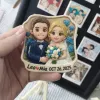 定制3D打印照片浮雕冰箱贴 - 个性化婚礼和周年纪念礼物