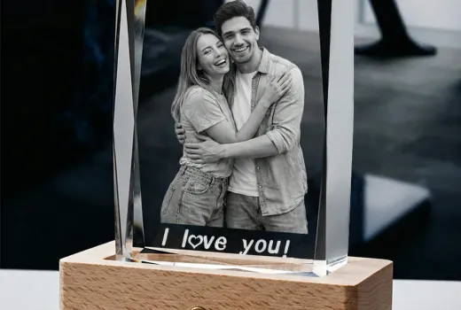 L'amour est transparent et éternel : pourquoi le cristal 3D est-il le moyen ultime de préserver les souvenirs ?