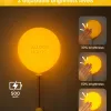 Rechargeable Balloon Wall Night Light with Pull Cord & Timer