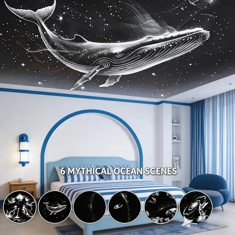 二合一星空投影仪小夜灯及替换投影片