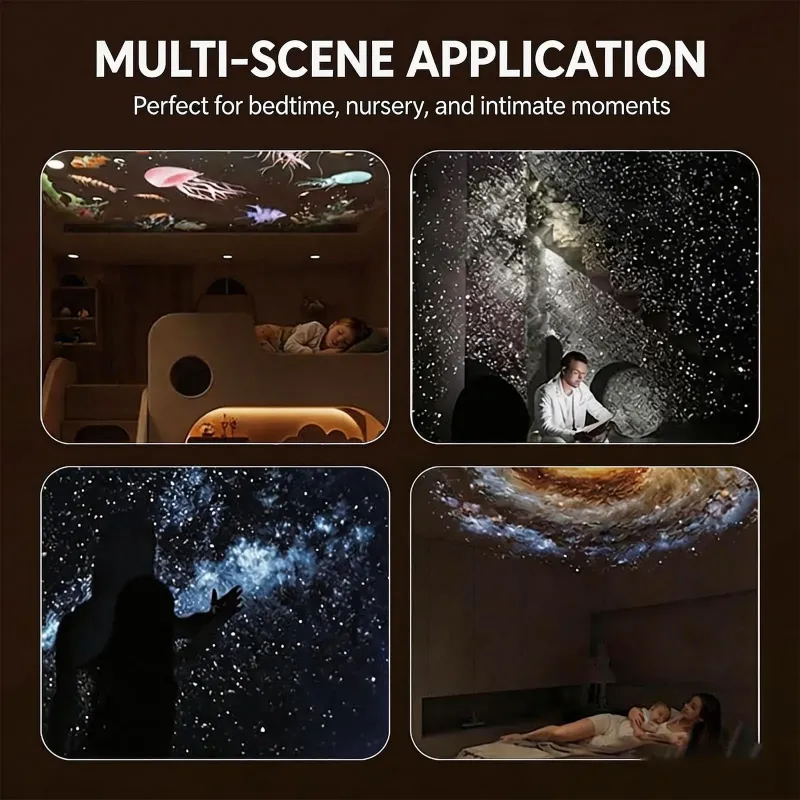 二合一星空投影仪小夜灯及替换投影片