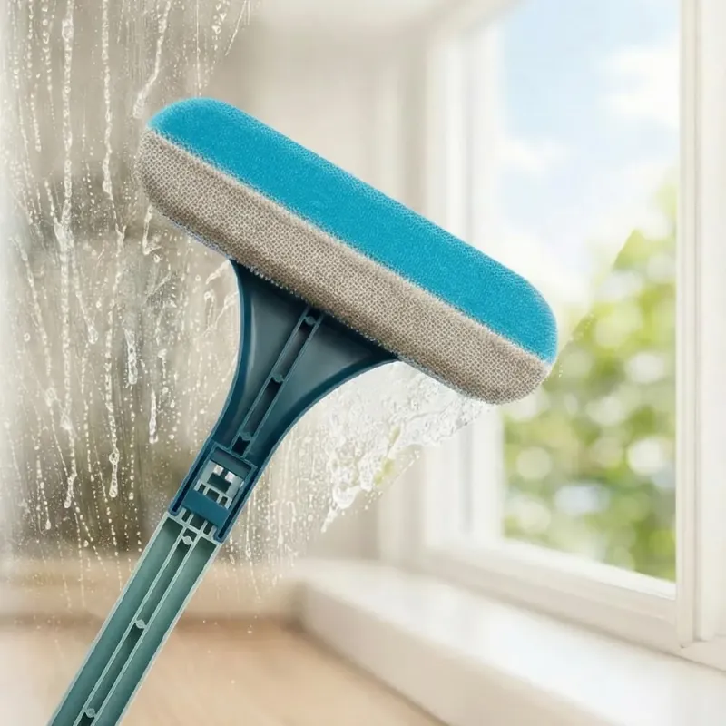 2合1纱窗清洗刷带刮板 多功能纱窗清洁神器 居家门窗清洁工具
