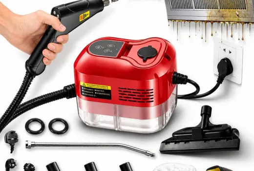 Stop burning your hands with toxic cleaners! My honest 2500W steam cleaner review