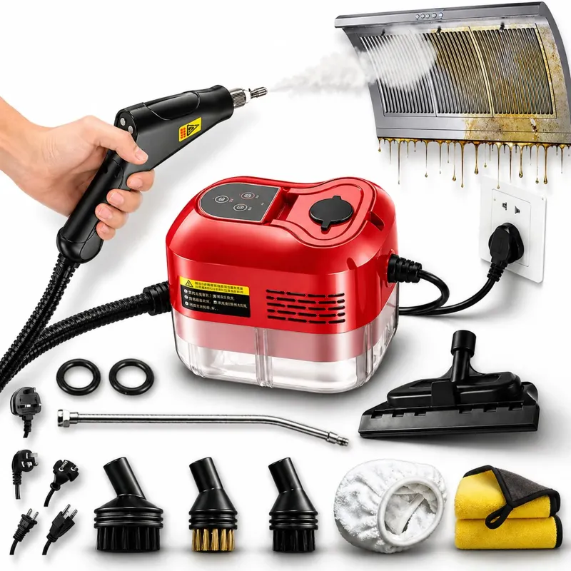 2500W Handheld High-Temperature Pressurized Steam Cleaner Professional Rapid-Heating Steamer