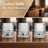 360° Spinning Crystal Whiskey Glass, Spinning Old Fashioned Tumblers with Stress-Relief Base, Luxury Gift for Scotch, Bourbon, Cocktail Lovers (Gemstone Style)