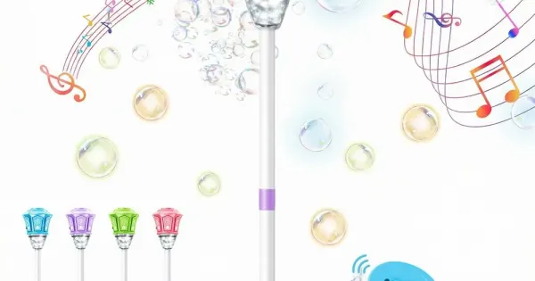 Automatic Bubble Machine with Lights & Music