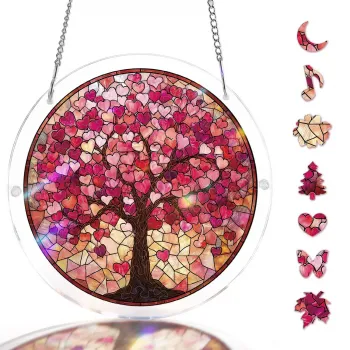 亚克力阳光捕捉器拼图 - 爱之枝 居家装饰套件