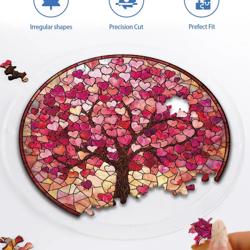 亚克力阳光捕捉器拼图 - 爱之枝 居家装饰套件