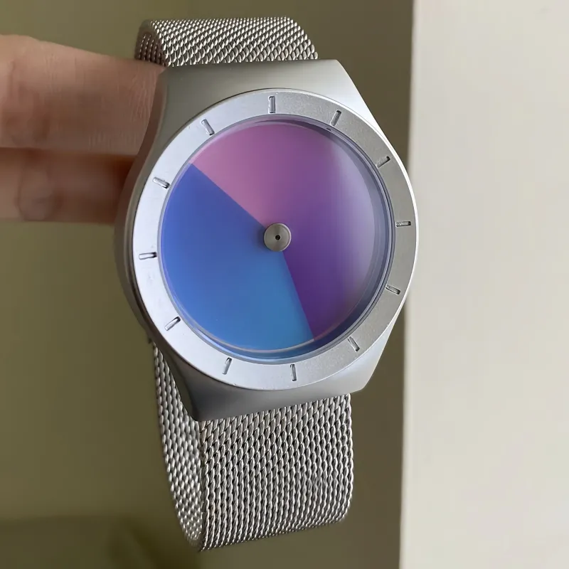 个性时髦简约变色中性手表