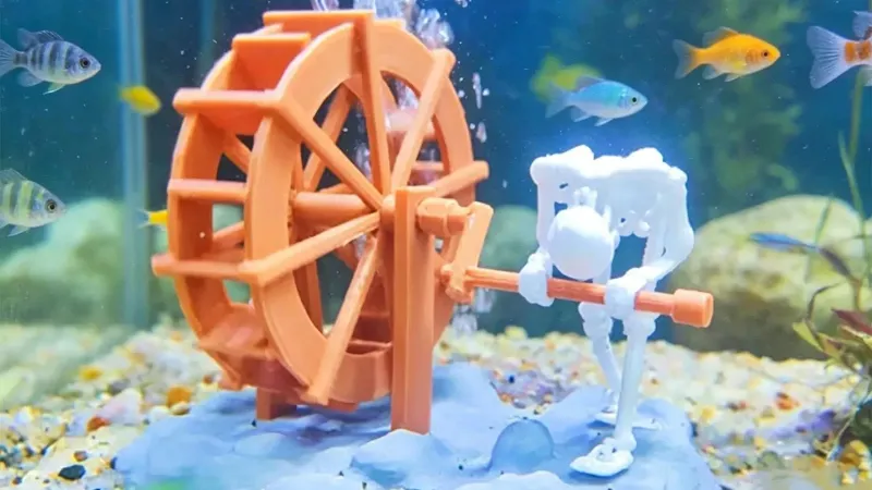 Минимализм в аквариуме: Почему я выбросил половину декора ради этого маленького скелета