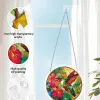 Emerald Flame Hummingbird Acrylic Suncatcher Puzzle