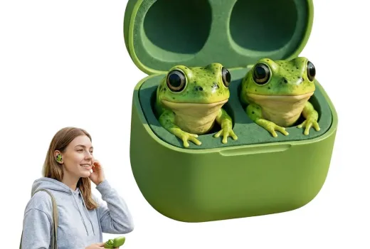 Хватит носить скучные белые палочки! Эти наушники-лягушки — моя новая любовь