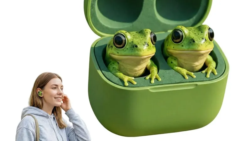 Хватит носить скучные белые палочки! Эти наушники-лягушки — моя новая любовь