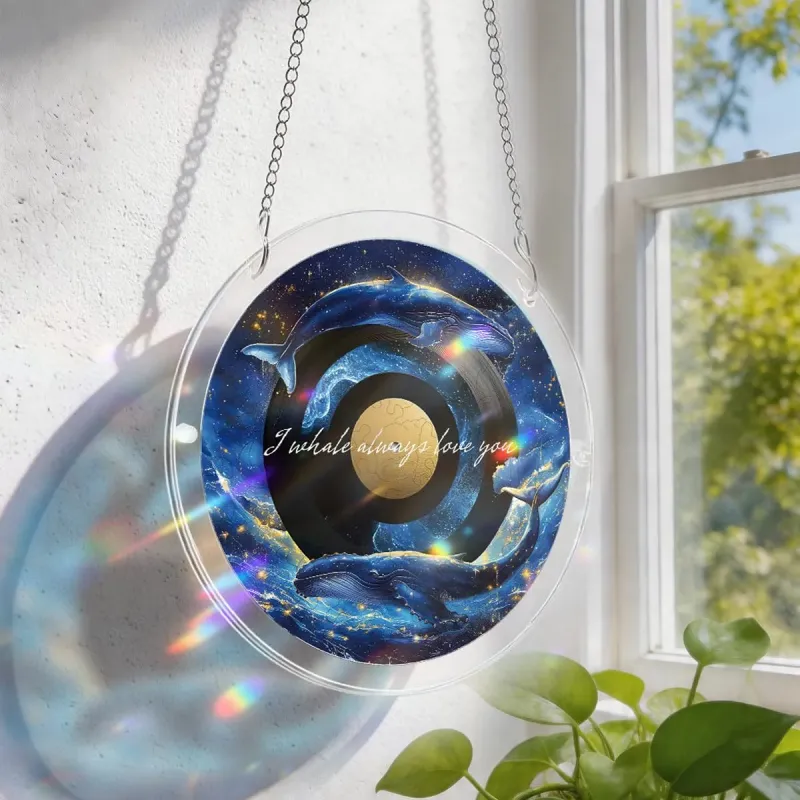 亚克力阳光捕捉器拼图 - 银河鲸梦 居家装饰套件