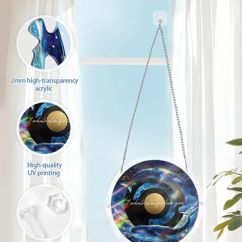 亚克力阳光捕捉器拼图 - 银河鲸梦 居家装饰套件