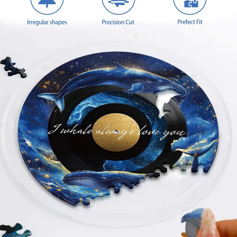 亚克力阳光捕捉器拼图 - 银河鲸梦 居家装饰套件