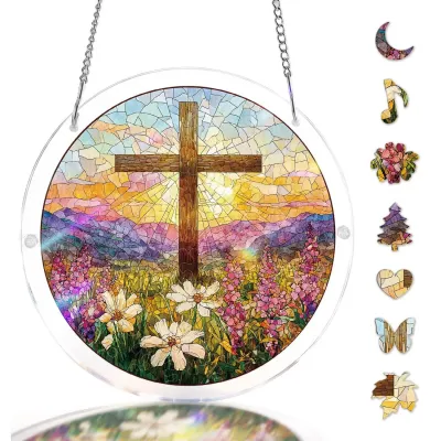 Garden of Holy Light Acrylic Suncatcher Puzzle