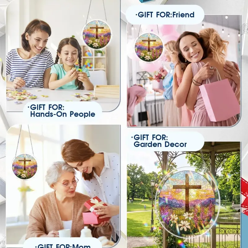 亚克力阳光捕捉器拼图 - 圣光花园 居家装饰套件