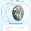 亚克力阳光捕捉器拼图 - 流光羽落 居家装饰套件