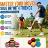 Hand-Made Knitted Footbags Set - Colorful Crochet Footbag for Adults & Beginners