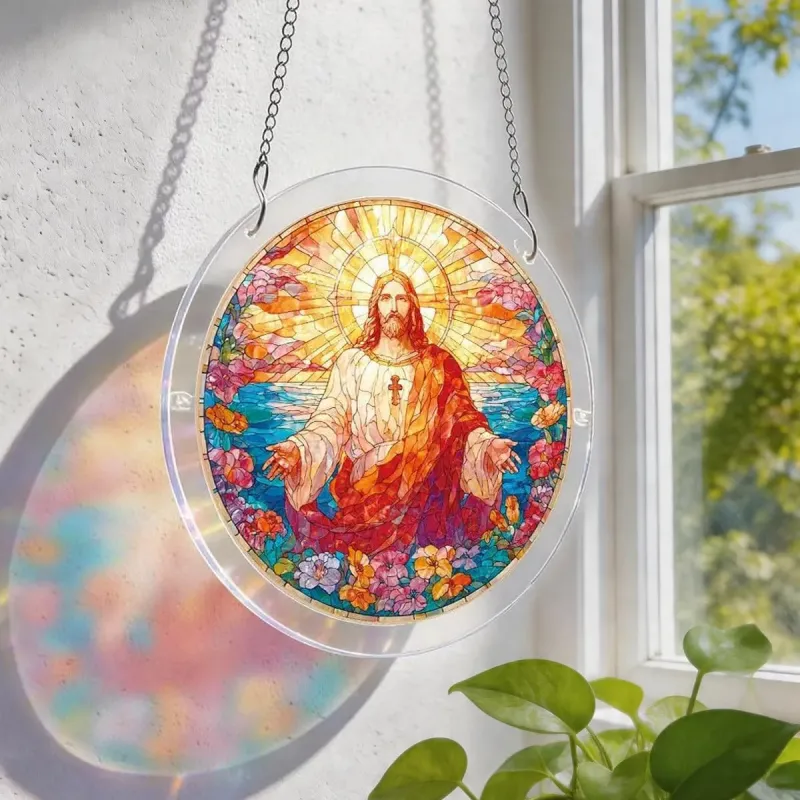 亚克力阳光捕捉器拼图 - 耶稣圣光 居家装饰套件