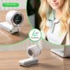 便携式手持迷你涡轮风扇，三合一可折叠颈挂式/桌面式风扇，5档风速，3600mAh可充电电池