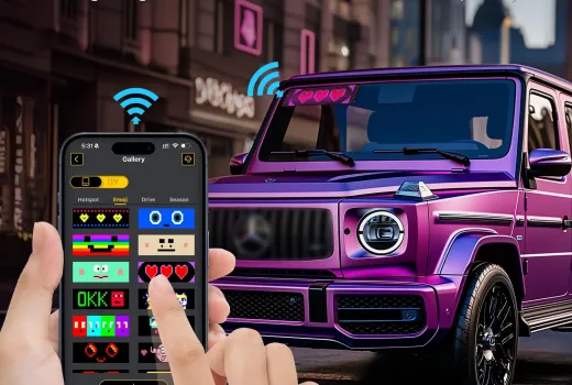 Le rêve d'un minimaliste : Comment rendre le panneau LED de votre voiture invisible