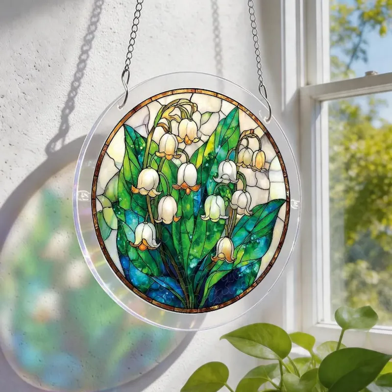 Rompecabezas Acrílico Atrapasoles - Valle Secreto de Lirios