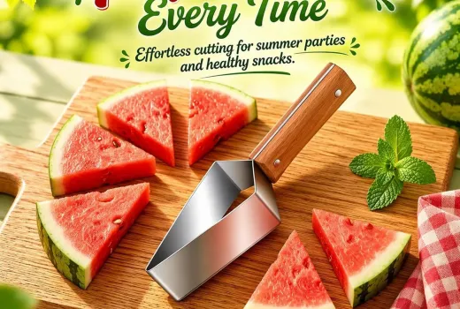 别再买塑料切瓜器了！这个神器彻底治好了我的“切西瓜流汁恐惧症”