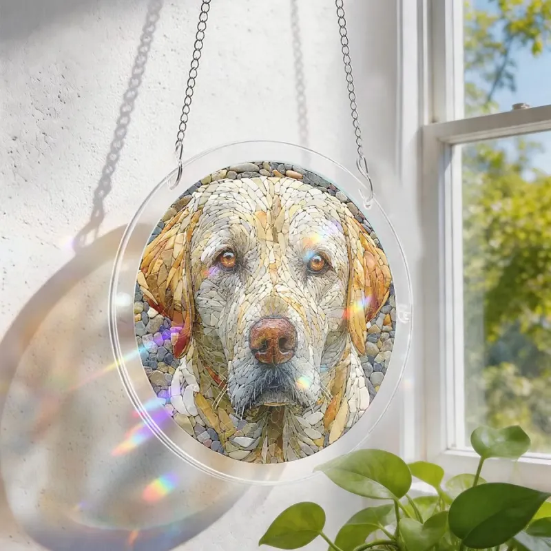 亚克力阳光捕捉器拼图 - 陨石狗狗 居家装饰套件