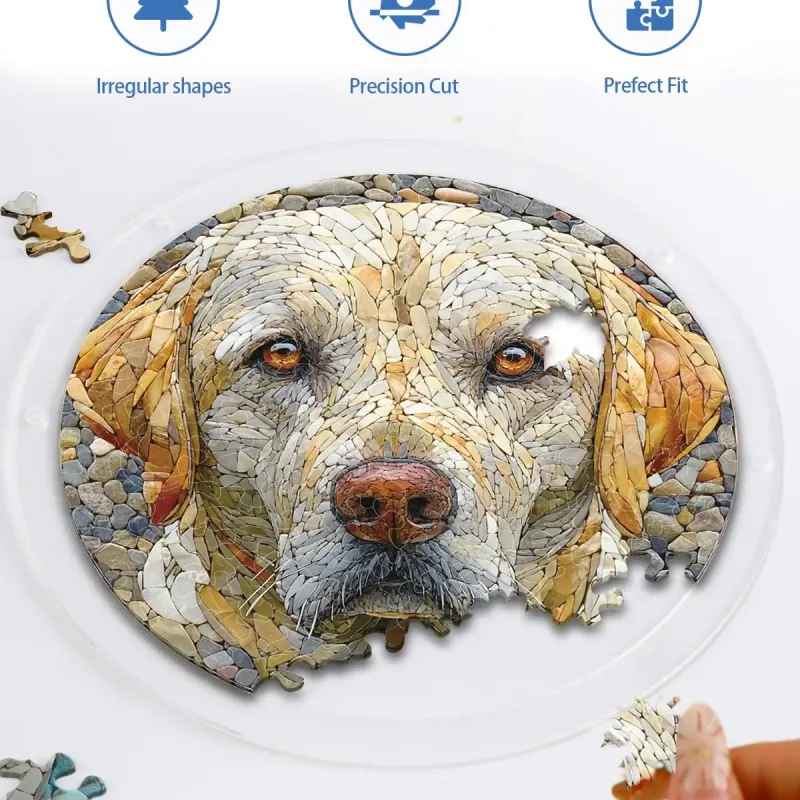 亚克力阳光捕捉器拼图 - 陨石狗狗 居家装饰套件