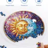 Rompecabezas Acrílico Atrapasoles - Sol y Luna en Armonía