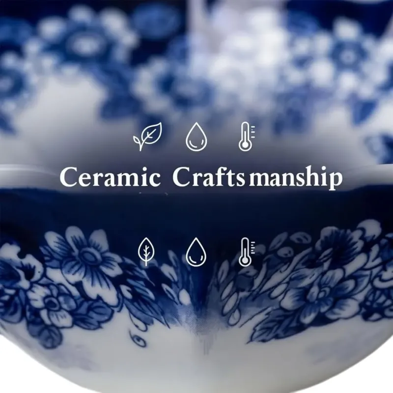 Umbrella-Shaped Ceramic Tea Filter Rotatable Porcelain Tea Strainer Reusable Tea Separator