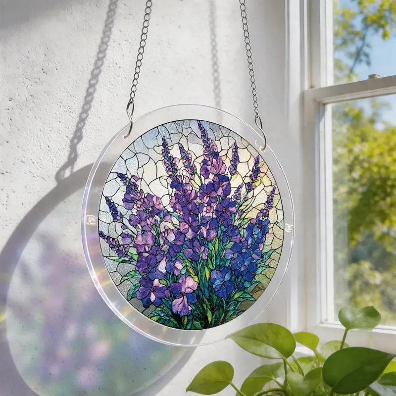 Violet Garden Grace Acrylic Suncatcher Puzzle