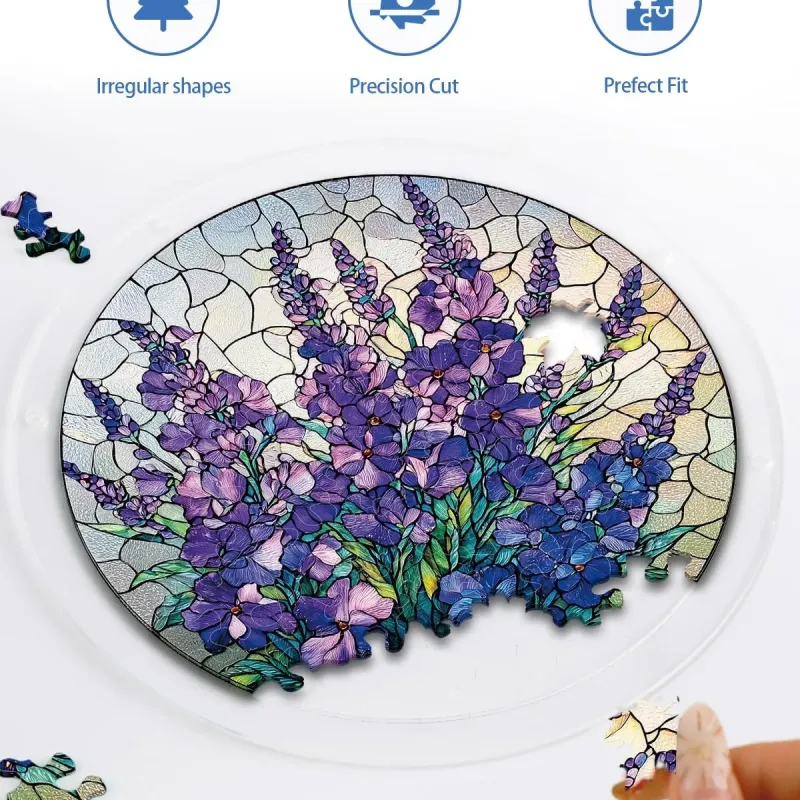 Violet Garden Grace Acrylic Suncatcher Puzzle