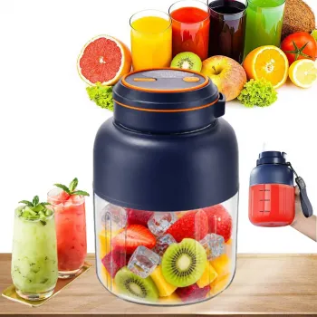 Wireless Juicer Cup, 180W Portable Blender with 38-Blades, Rechargeable USB Personal Blender for Fruits & Vegetables