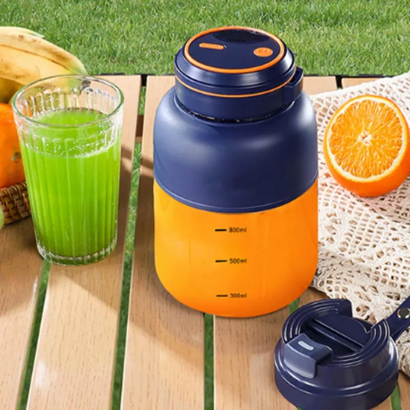 Wireless Juicer Cup, 180W Portable Blender with 38-Blades, Rechargeable USB Personal Blender for Fruits & Vegetables