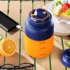 Wireless Juicer Cup, 180W Portable Blender with 38-Blades, Rechargeable USB Personal Blender for Fruits & Vegetables