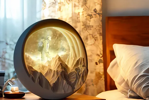 Werten Sie Ihren Nachttisch auf: Warum Sie diese 3-in-1-Lampe ?Golden Mountain“ brauchen.