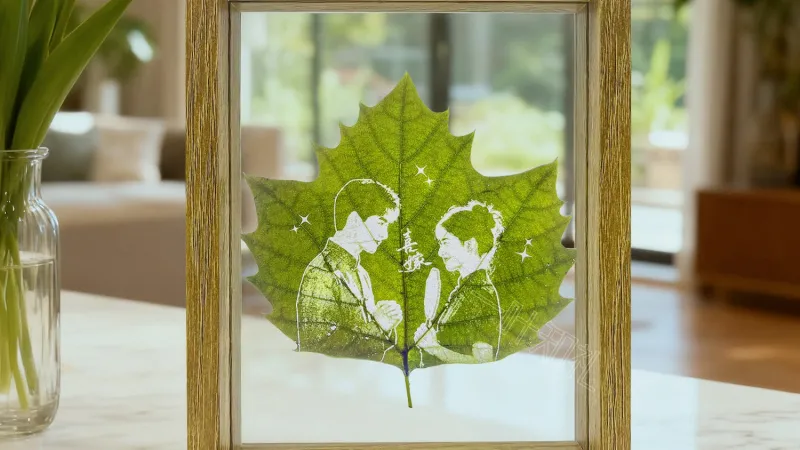 Un hommage naturel : Honorez votre animal de compagnie adoré avec l'art des feuilles
