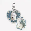 定制宠物照片亚克力钥匙扣 | 个性化狗狗猫咪肖像包包挂饰 | 可爱镂空礼物