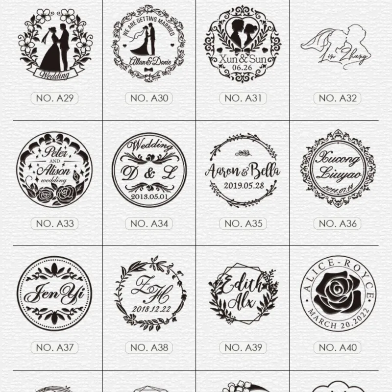 定制3D立体浮雕火蜡印章套装 – 个性化Logo及文字火蜡封蜡套装，配高级手柄（孔雀/权杖/木质） – 奢华礼盒，适用于婚礼请柬、信封及品牌宣传