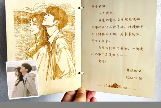 Papier verblasst, Holz bleibt: Warum Ihre Liebesbriefe ein Upgrade verdienen