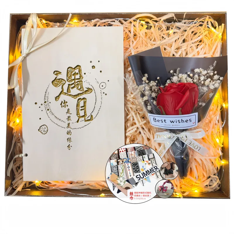 定制手工木质贺卡 | 个性化照片及文字雕刻礼品，适用于周年纪念、婚礼及生日 | 实木纪念品（双折）