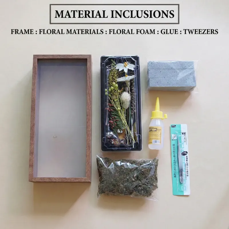 Autumn Blaze DIY Dried Flower Frame Kit