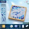Dolphin DIY Mosaic Coaster Craft Kit | Square