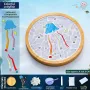 Colorful Jellyfish DIY Mosaic Coaster Craft Kit | Round