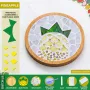 Ananas-Mosaik-Untersetzer-Bastelset zum Selbermachen | Rund