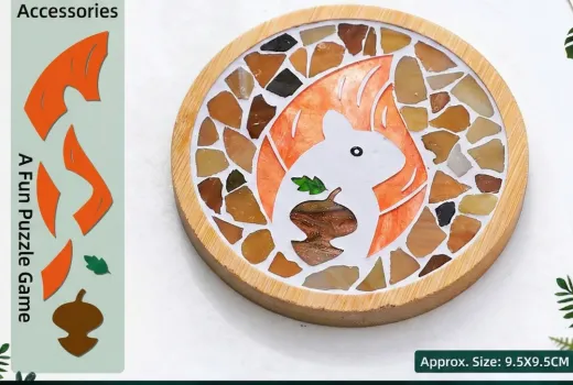 5 причин, почему самодельные мозаичные подставки под стаканы — это идеальное ASMR-творчество для снятия стресса